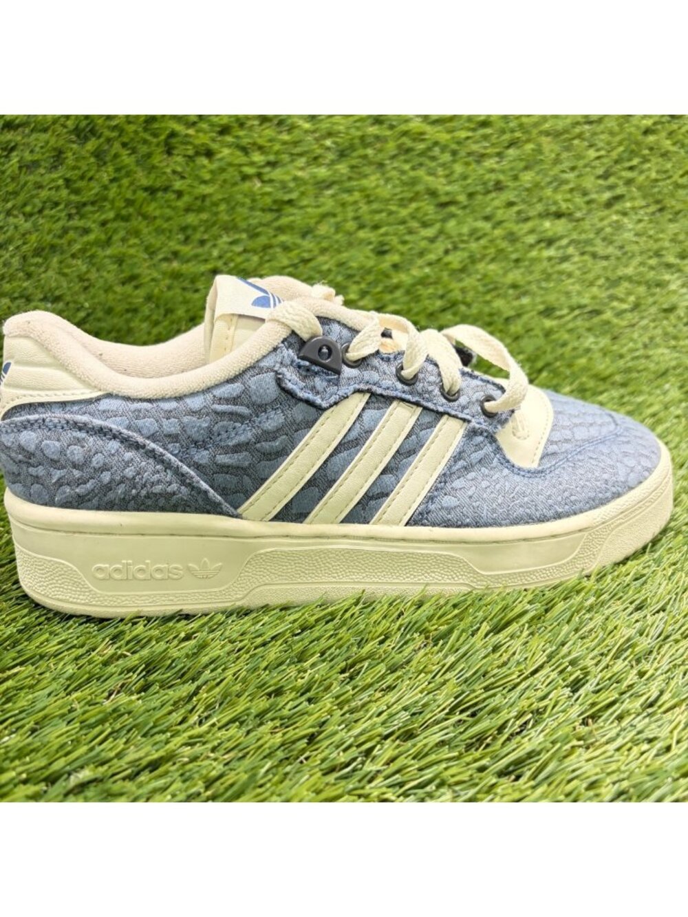 Adidas Rivalry Low Snake Jaquard Pack Mens Size 6.5 Blue Athletic Shoes Sneakers